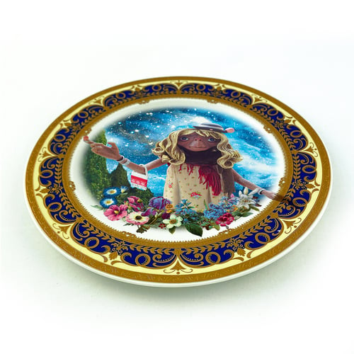 Image of Gypsy ET - Fine China Plate - #0786