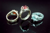Image 2 of Vestige Ring - Bronze & Tourmaline // Size 8