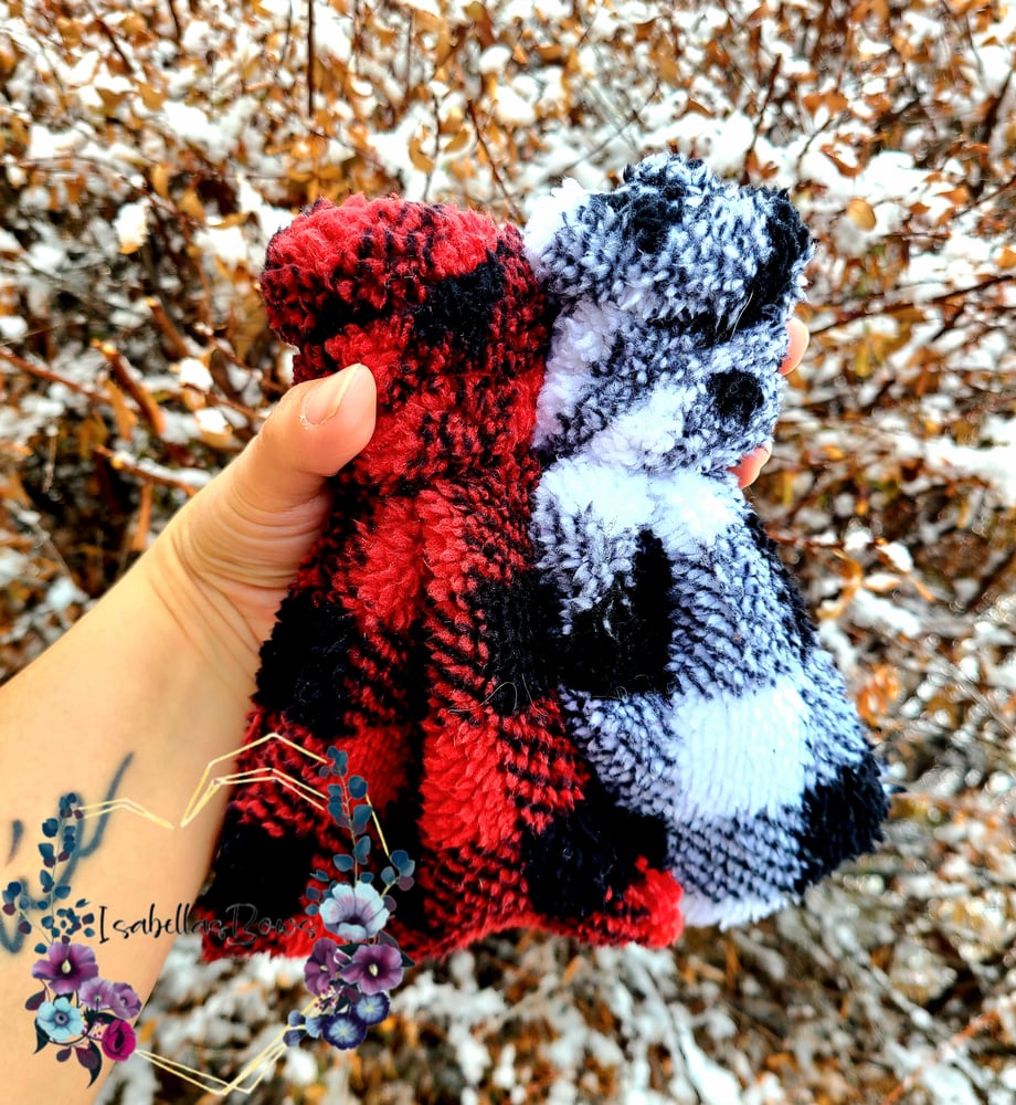 Image of Plaid sherpa