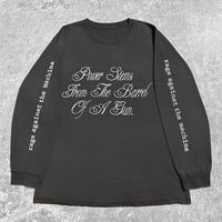 Image 1 of Rage Against The Machine 1990’s ‘Power Stems From The Barrel Of A Gun’ Longsleeve Shirt
