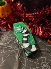 Image 3 of Hand painted sand worm coffin box