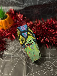 Image 1 of Oogie boogie hand painted coffin box
