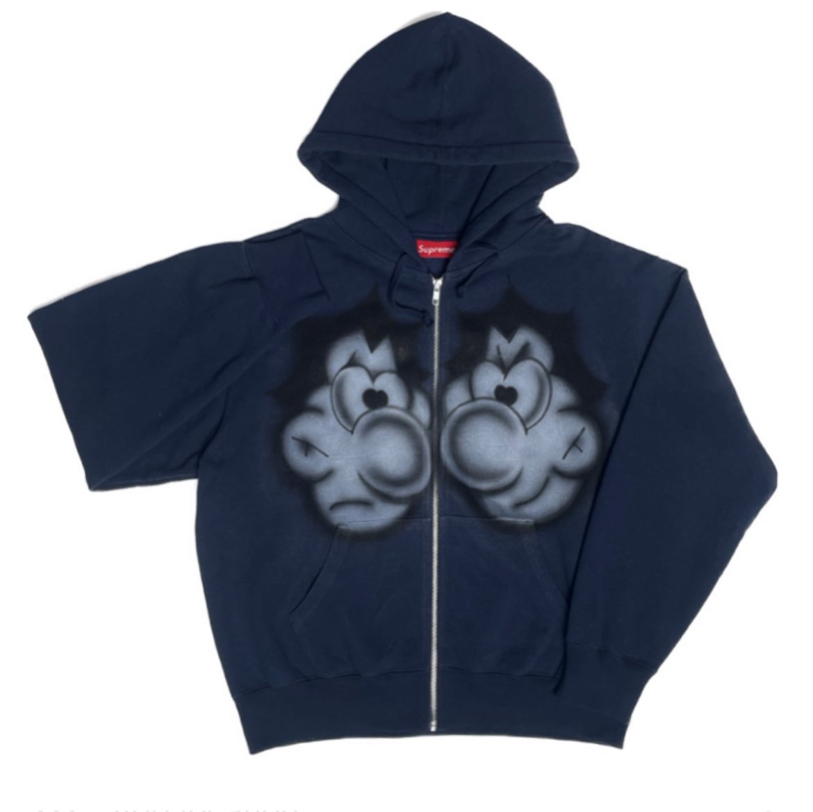 airbrush zip-up [navy] | MTNY 