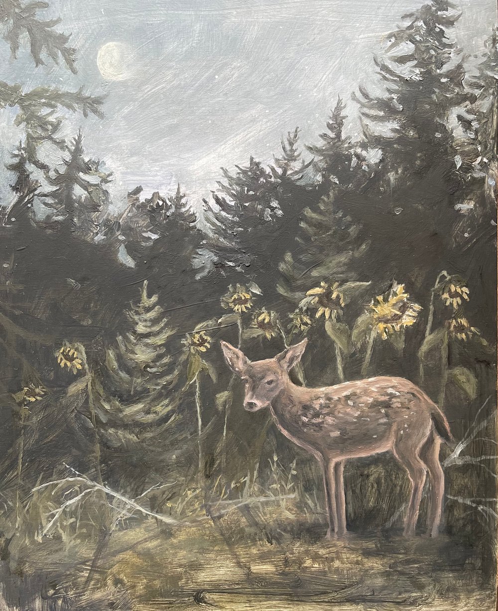 Image of Deer painting 