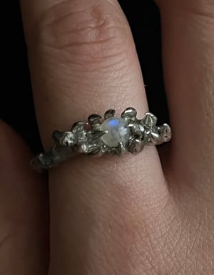 Moon Stone Ring | Size 8