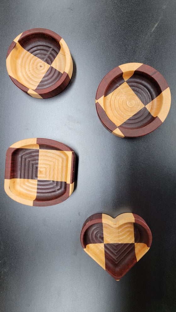 Image of End-Grain Key/Ring Dishes