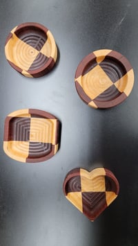 Image 1 of End-Grain Key/Ring Dishes