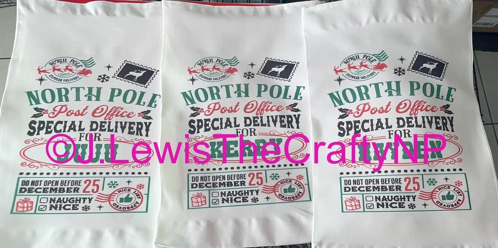 Image of North Pole Santa Sacks