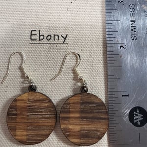 "Smashball" Earrings Ebony