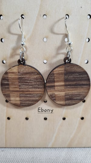 "Smashball" Earrings Ebony