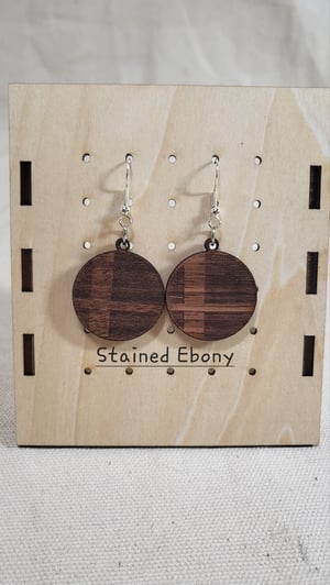 "Smashball" Earrings Ebony