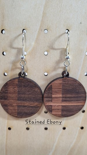 "Smashball" Earrings Ebony