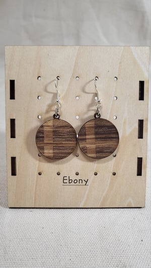 "Smashball" Earrings Ebony