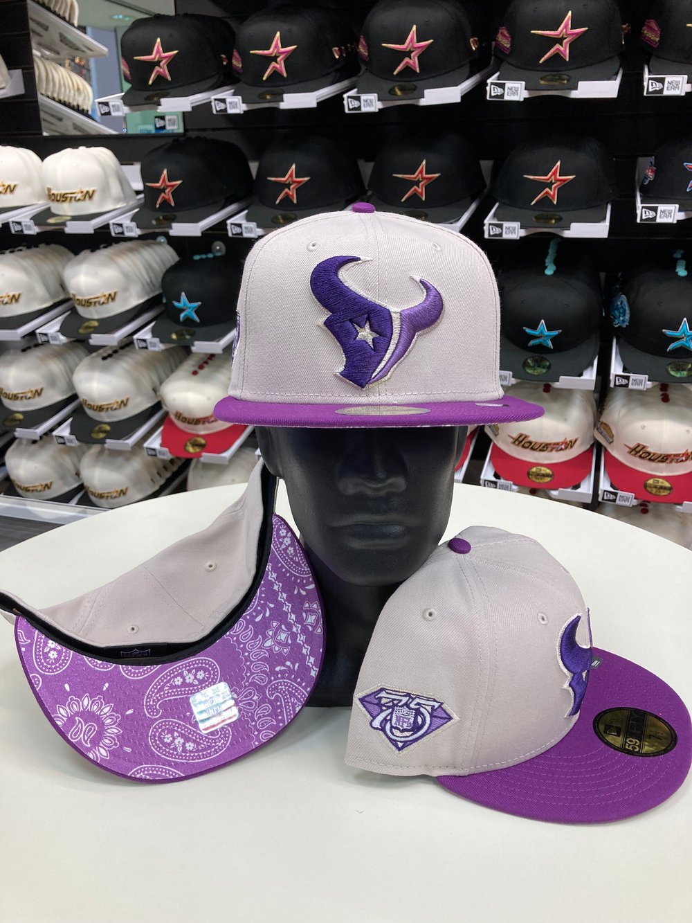 New Era 5950 purple paisley 