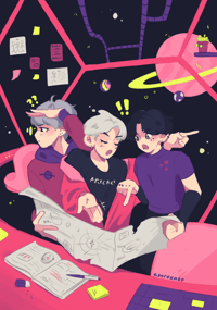 Image 1 of BTS ORBIT PRINT