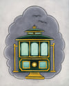 Cable Car Art Print