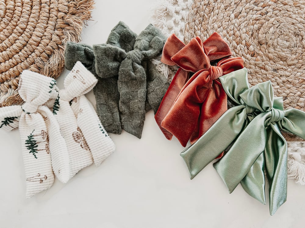 Image of WONDER FOREST - CHUNKY LUXIE BOWS