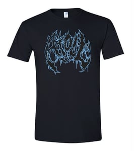 Image of Atoll Frost Blue Logo Tee