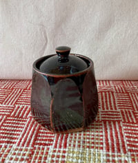 Image 1 of Small Tenmoku Lidded Jar