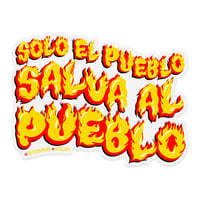 Image 2 of ISONAUTA x NDLON "Solo el pueblo salva al pueblo" Sticker
