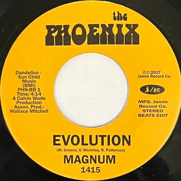 Magnum - Evolution (Beats Edit) b/w It's The Music That Makes Us Do It (7")