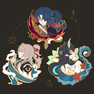 Jing Yuan, Blade, Dan Heng - Enamel Pins