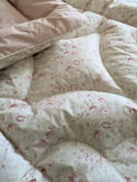 Beautiful Rhubarb paisley and Stripe Single Eiderdown - ready to go!