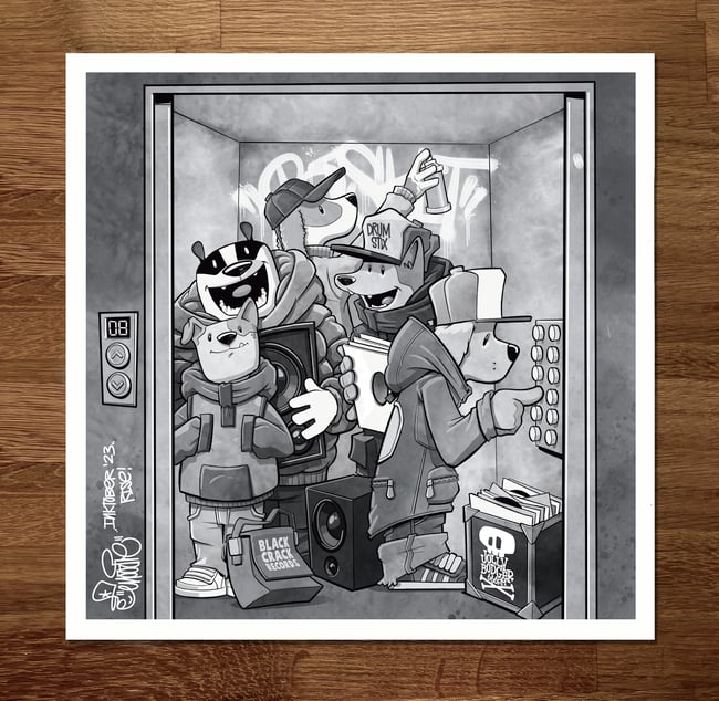 Rise - Inktober Print