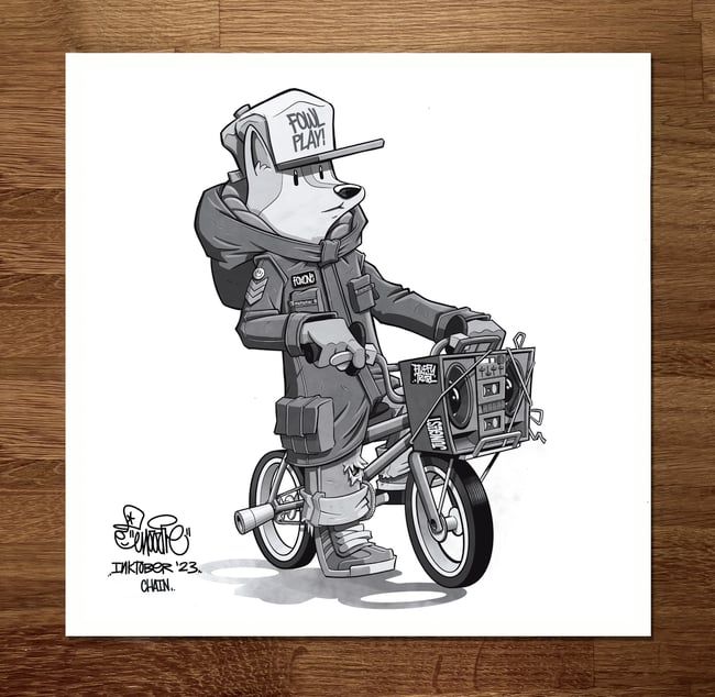 Chain - Inktober Print