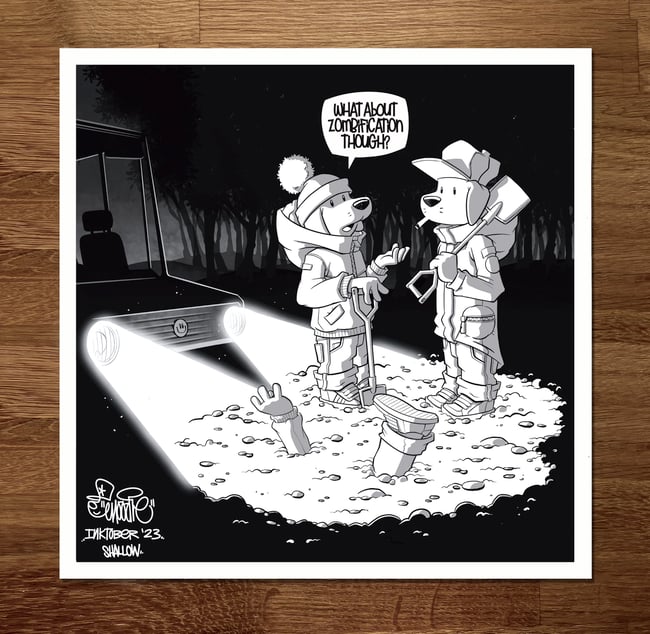 Shallow - Inktober Print