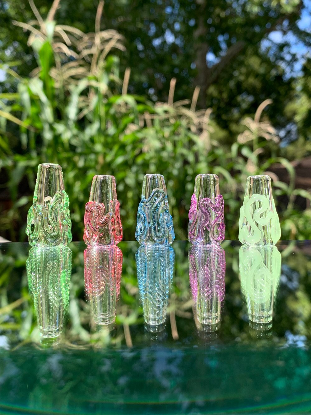 Image of Clear Squiggle Bead Set