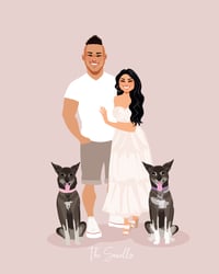 Image 2 of Couple and 2 pets