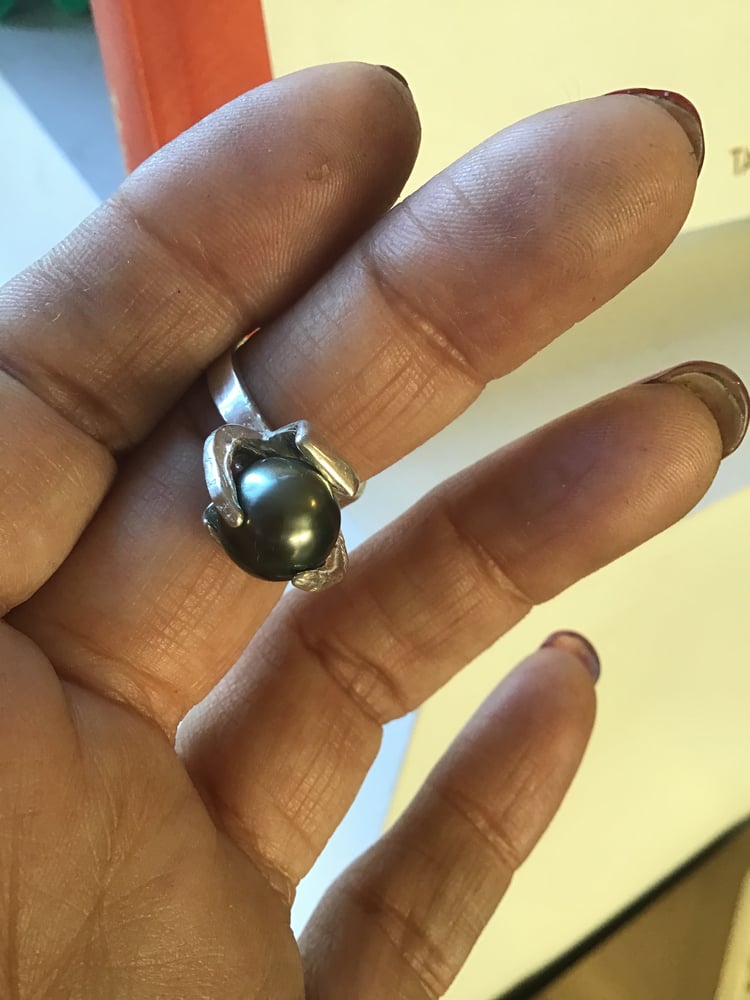 Image of Black Pearl ring