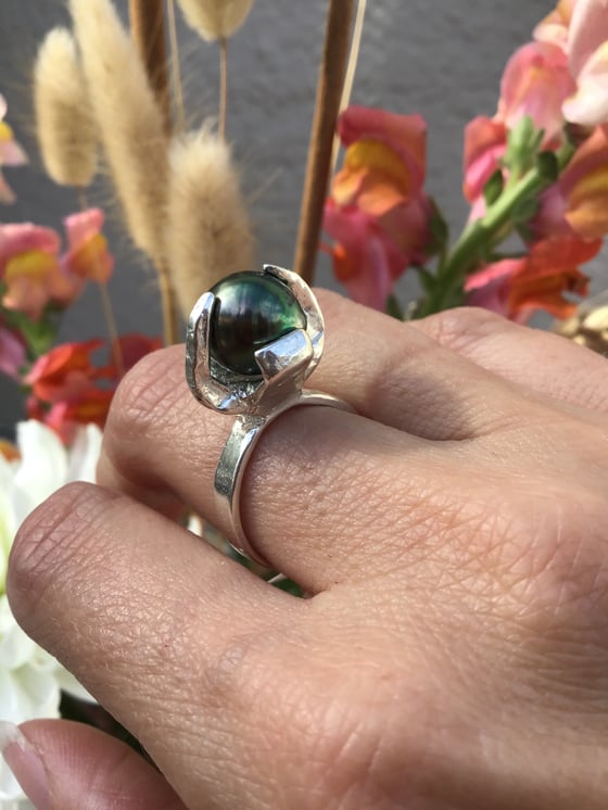 Image of Black Pearl ring