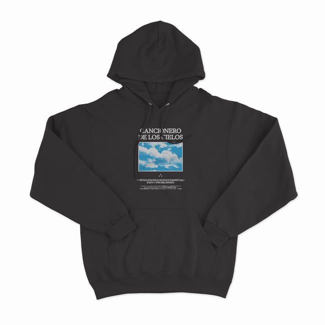 Sudadera Cancionero de los Cielos en Negro 