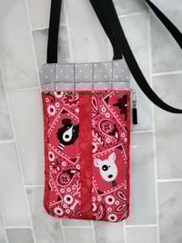 Image 5 of Red Crossbody Cell Phone Bag