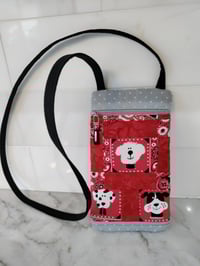 Image 1 of Red Crossbody Cell Phone Bag
