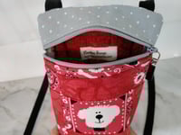 Image 3 of Red Crossbody Cell Phone Bag
