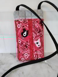 Image 2 of Red Crossbody Cell Phone Bag