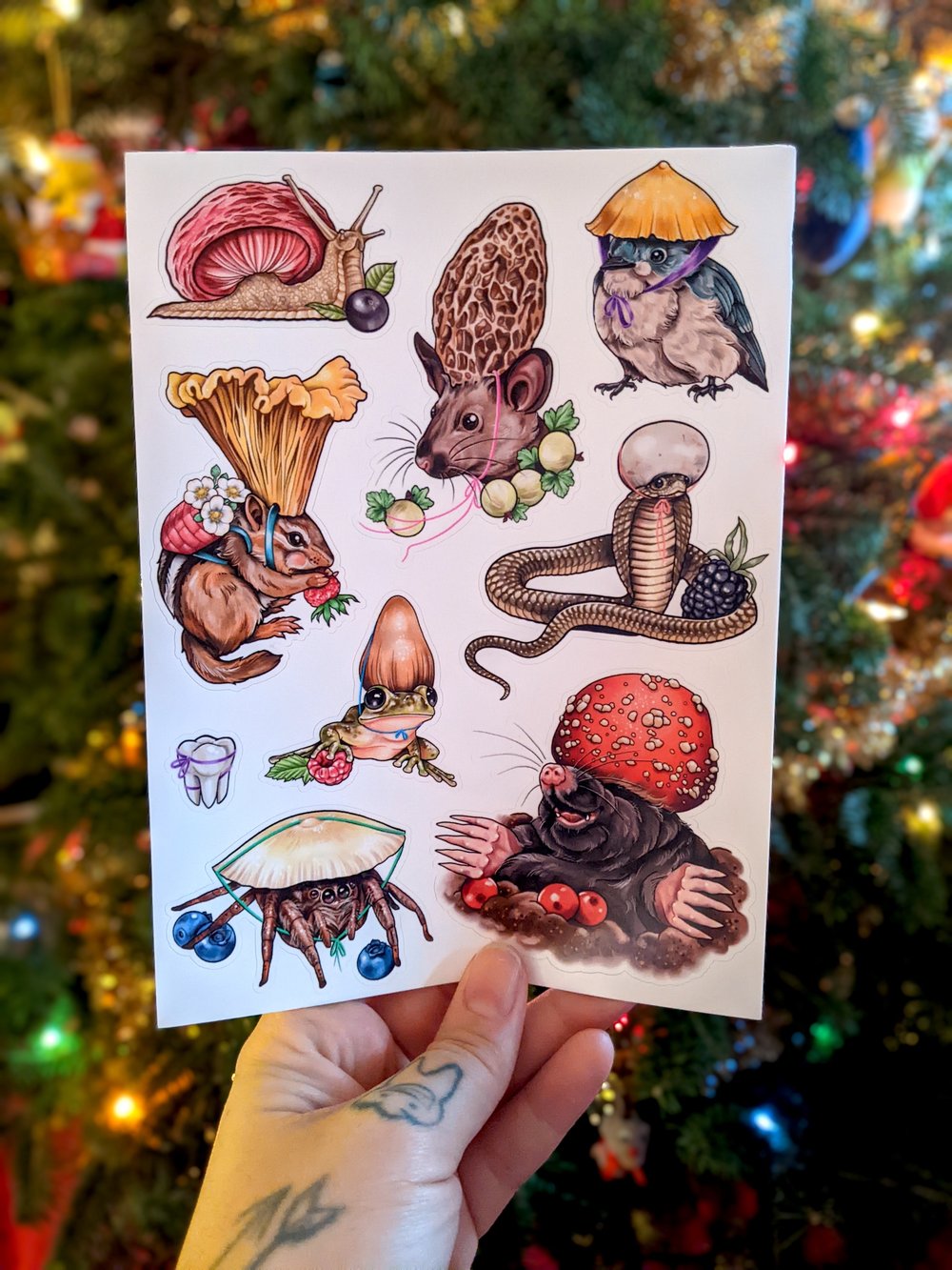 Critter Sticker Sheet