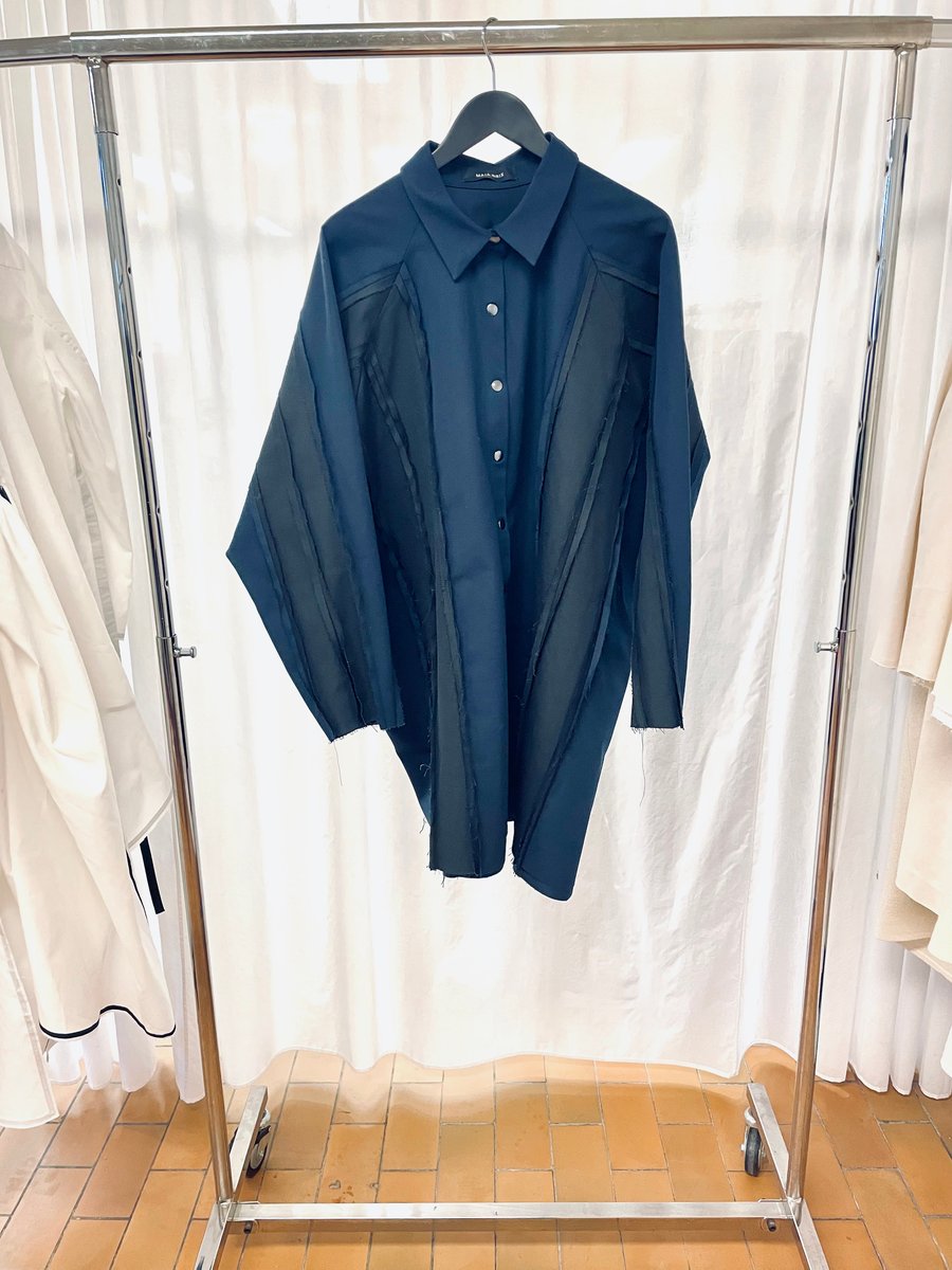 Image of Shirt 3 - Cotton - Black/Blue