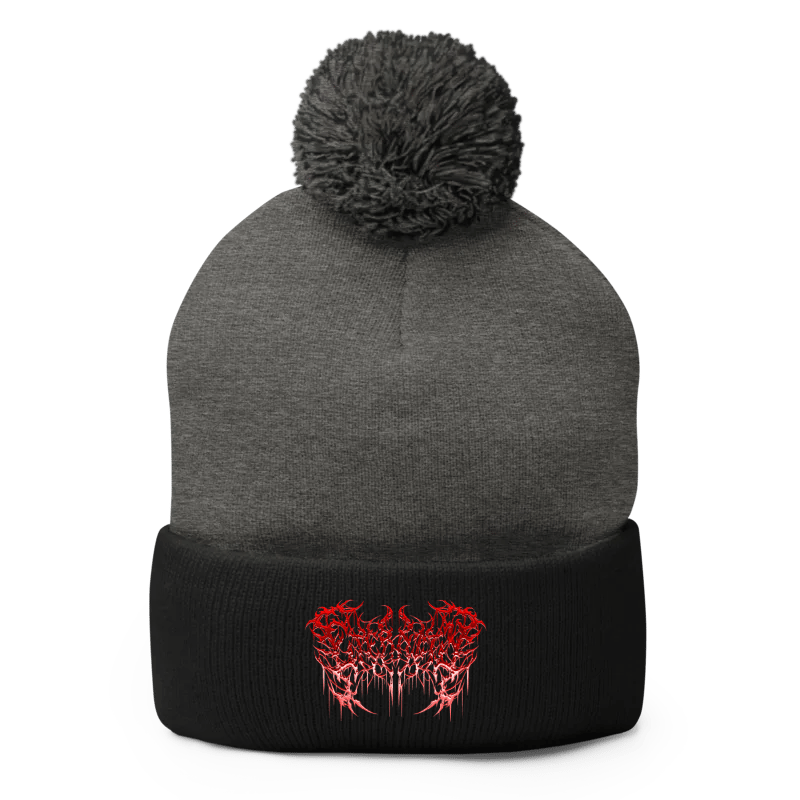 Image of “ANTARCTICA” Pom Pom Embroidered Logo Beanie 