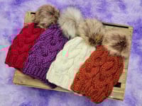 Cable knit beanie 