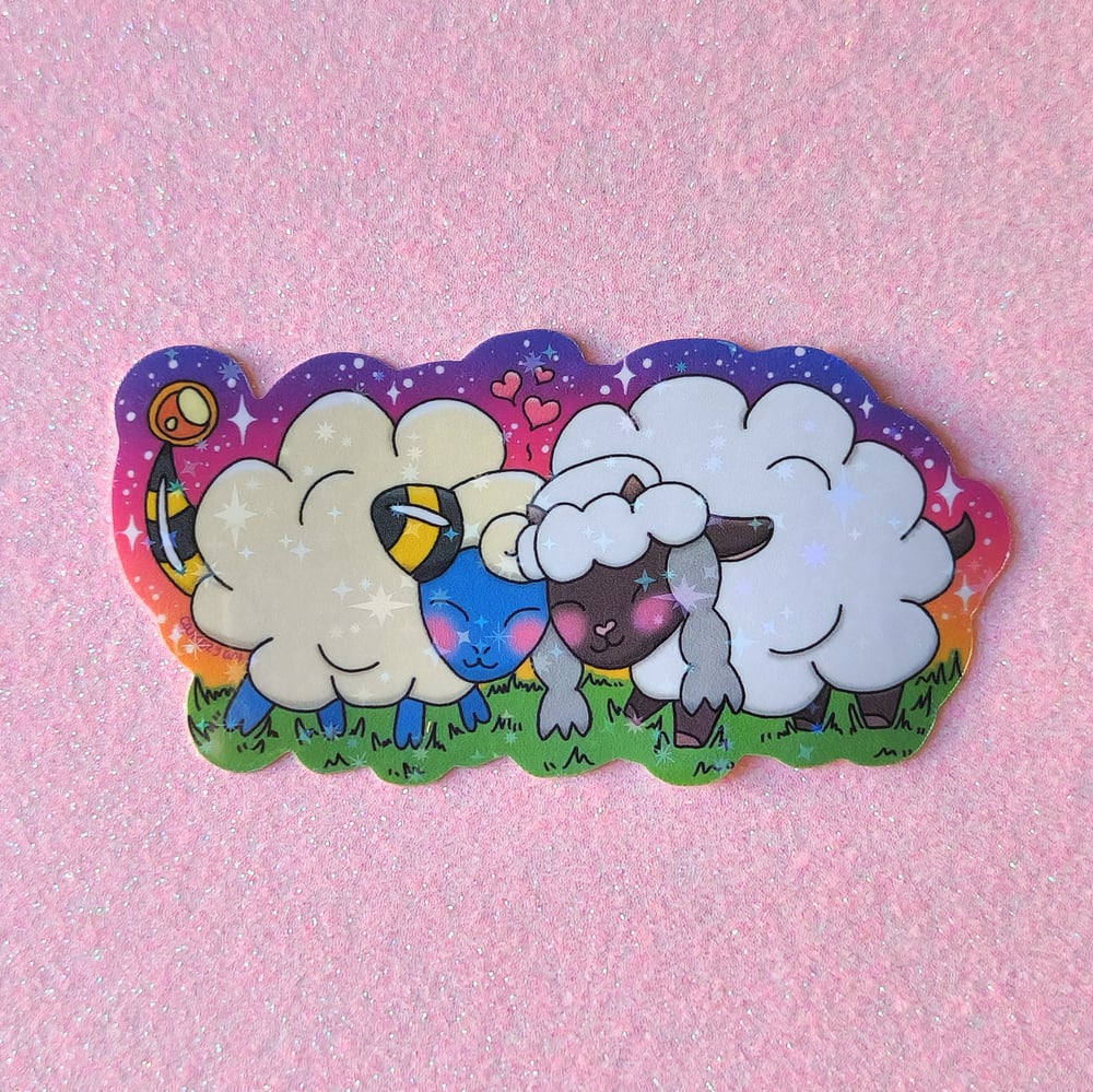 Image of Mareep and Wooloo sticker