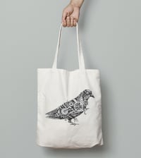 Steampunk Pigeon Tote Bag