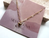 Image 5 of mini heart necklace 小桃心项链