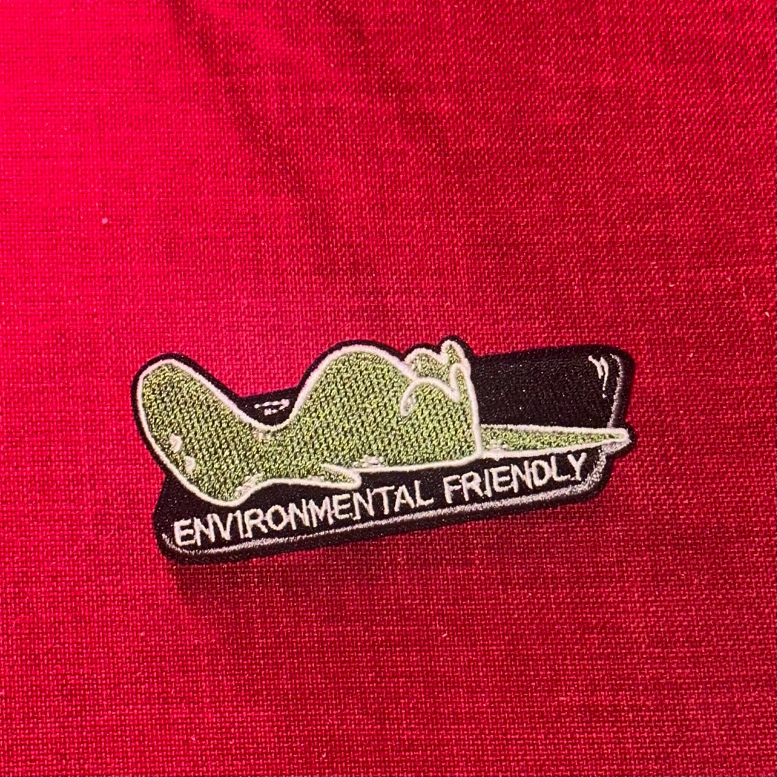 Image of Environmental friendly embroidery badge