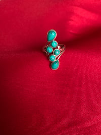 Image of BAGUE ARGENT 925 TURQUOISE 