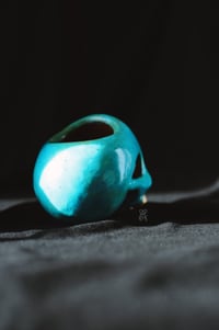 Image 5 of Blue Skull pot