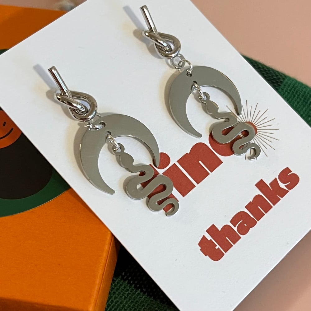 Image of Snake Knot Drops - Fine Thanks